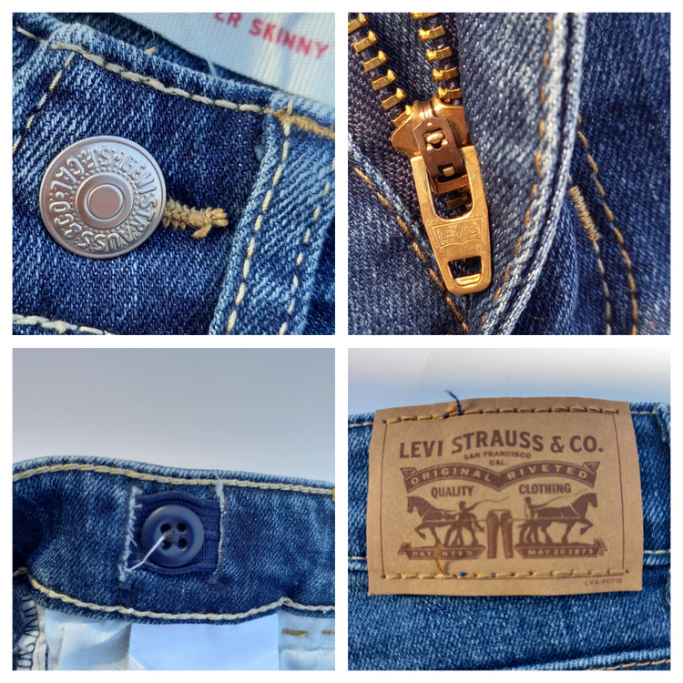 شلوار جین دخترانه برند Levis